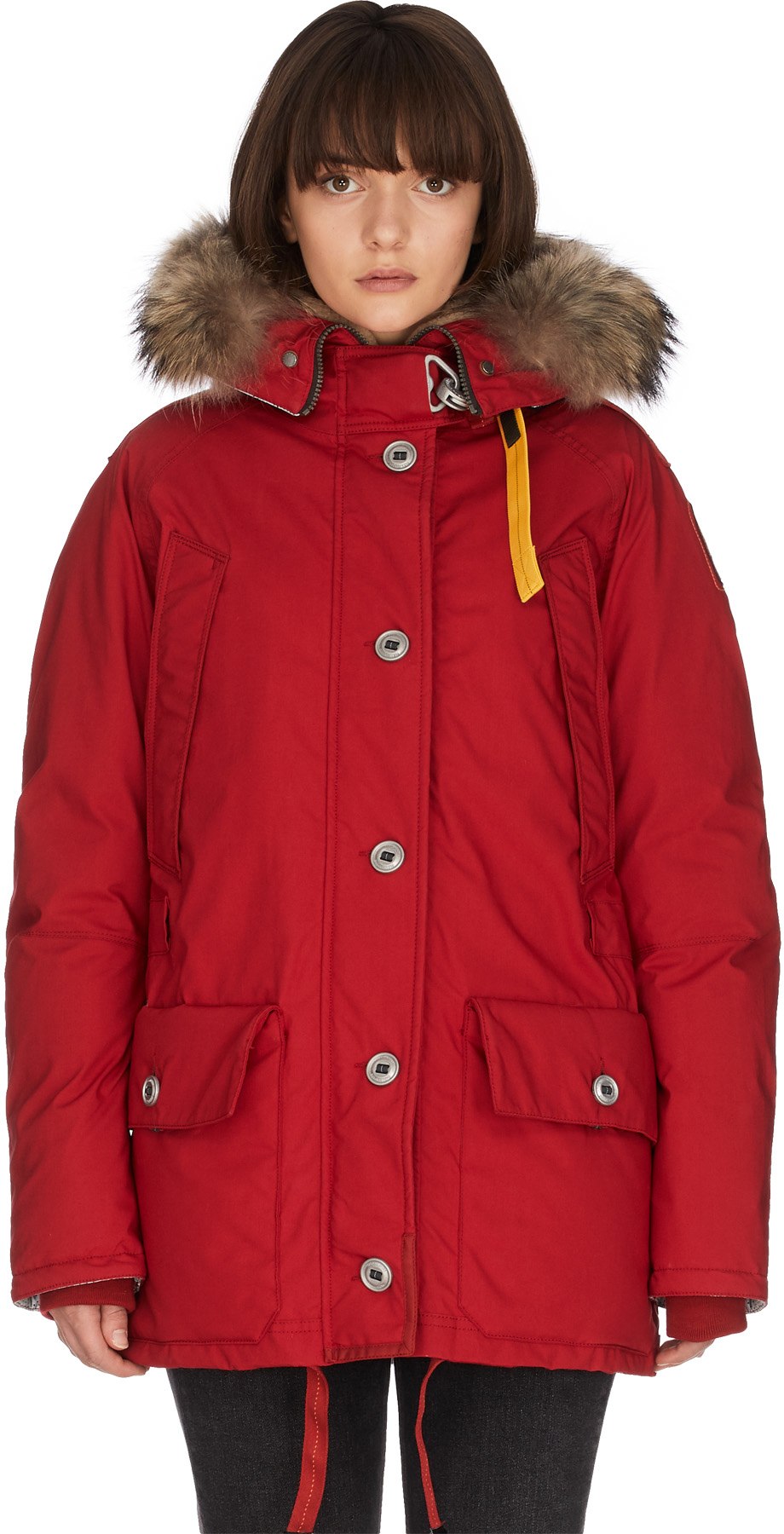 Parajumpers: Rouge Parka Inuit Encapuchonné Rouge - 1