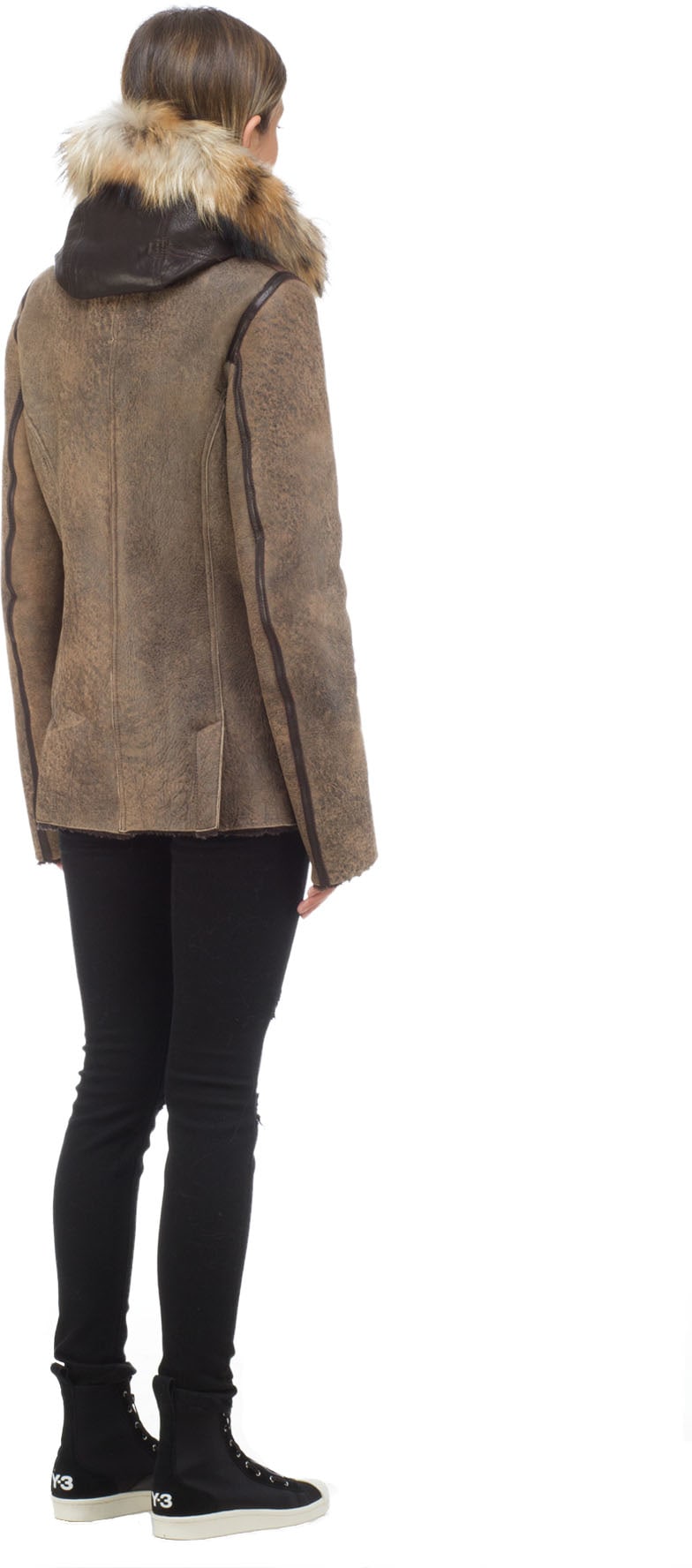 Parajumpers: Brun Manteau Janies Shearling Brun - 3