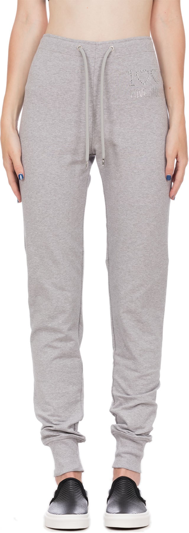 Love Moschino: Grey 100% LOVE MOSCHINO Jogger - 1