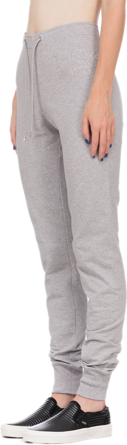 Love Moschino: Grey 100% LOVE MOSCHINO Jogger - 2