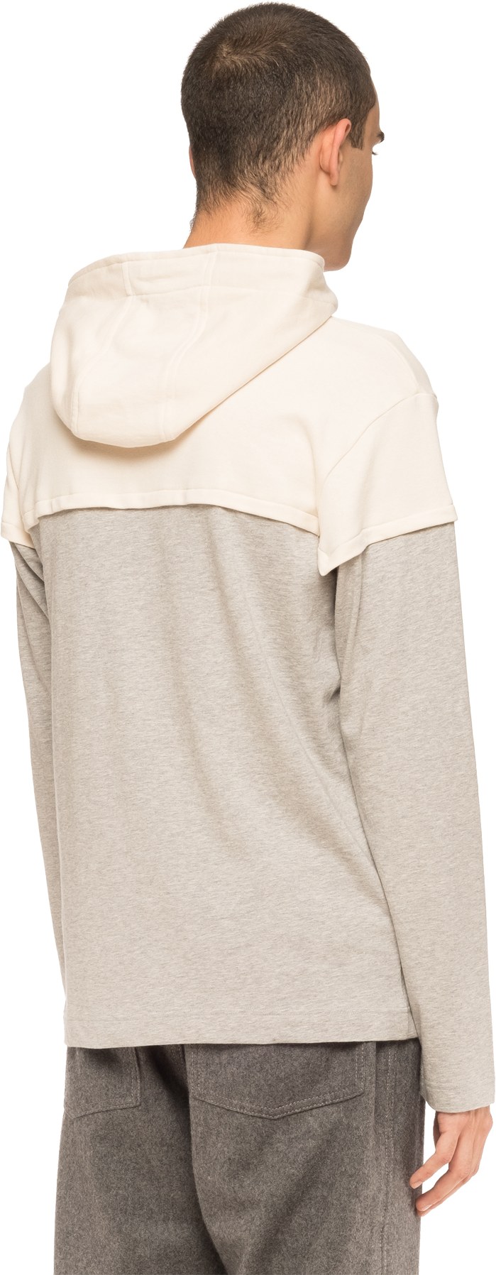 Comme des Garçons Shirt: Multicolor Layered Hoodie - 3