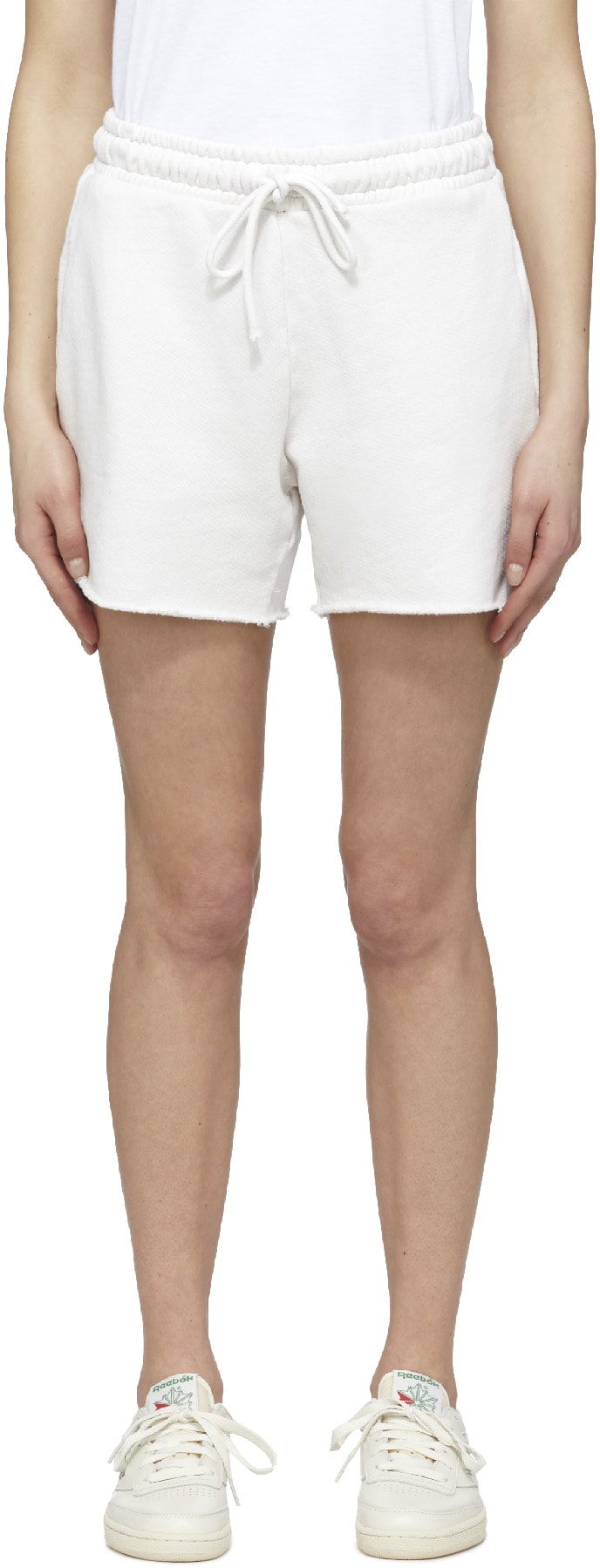 Cotton Citizen: White Brooklyn Shorts - 1