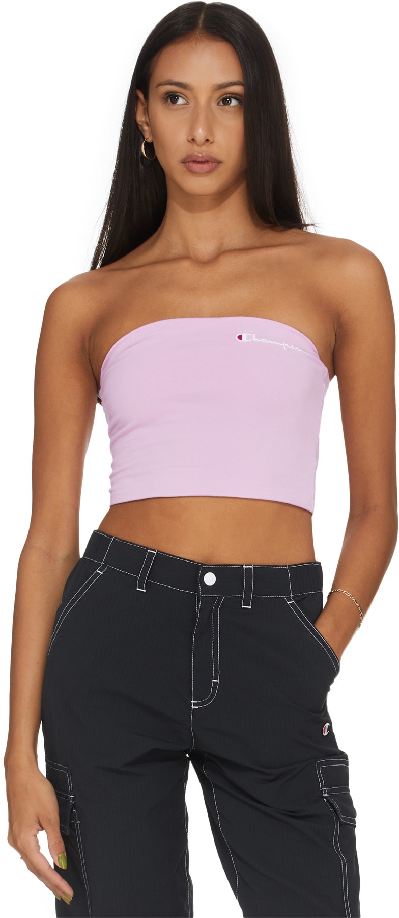 Champion: Pink Script Tube Top - 3