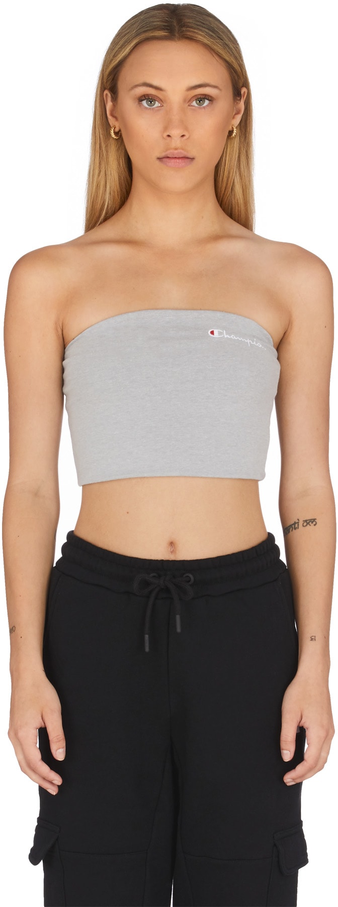 Champion: Gris Bandeau Logo Script Gris - 1