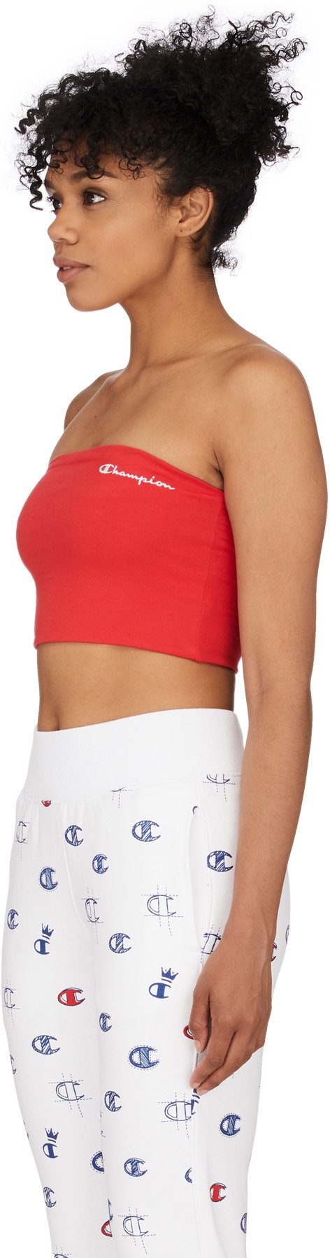 Champion: Red Script Tube Top - 2