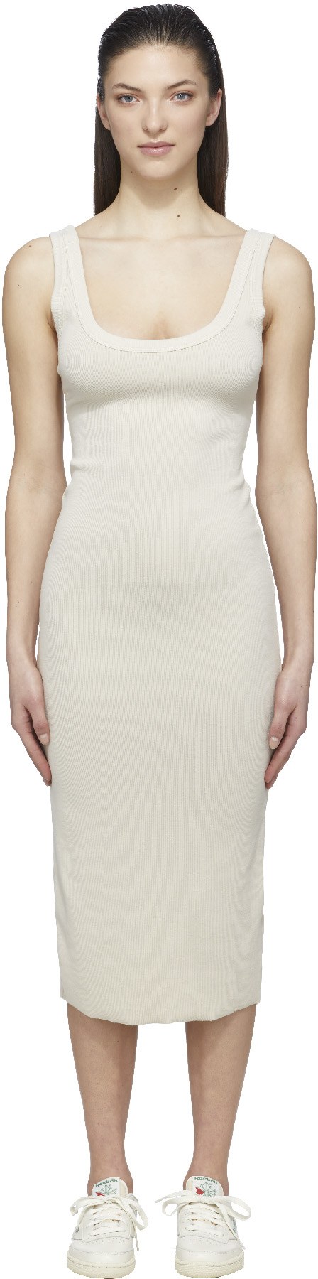 Cotton Citizen: Neutrals Verona Midi Dress - 1