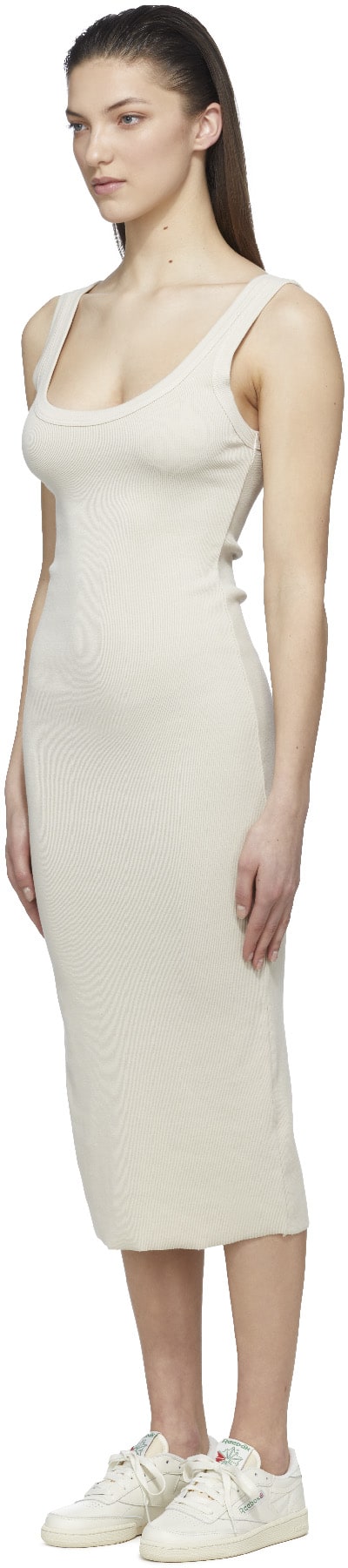 Cotton Citizen: Neutrals Verona Midi Dress - 2