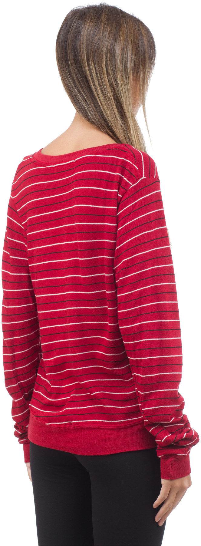 Wildfox: Rouge Not OK Baggy Beach Pullover- Crimson Crush Rouge - 3