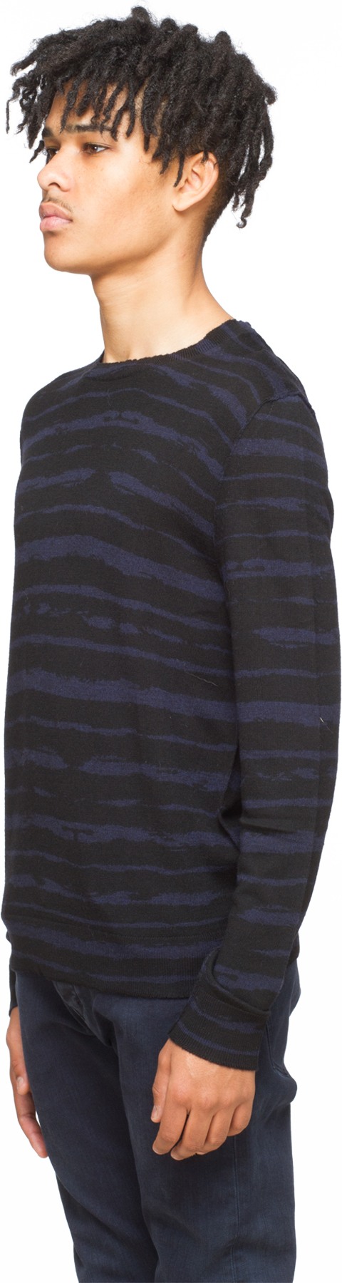 Zadig & Voltaire: Blue Jeremy Knit Crewneck Sweater - 2