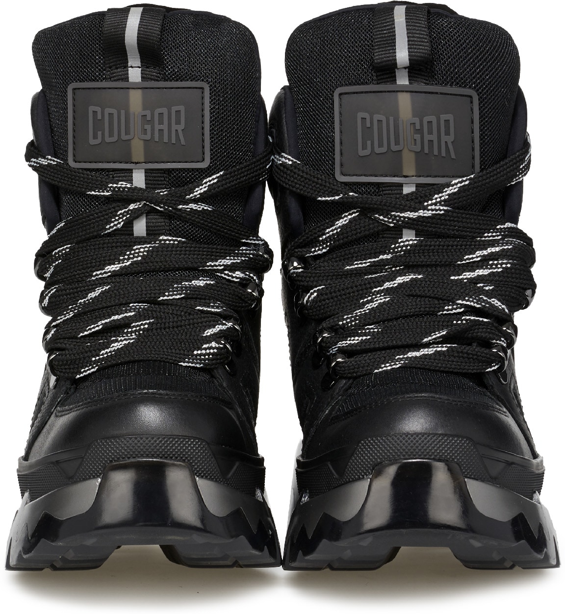 Cougar: Black Wicked Leather Waterproof Sneaker - 3