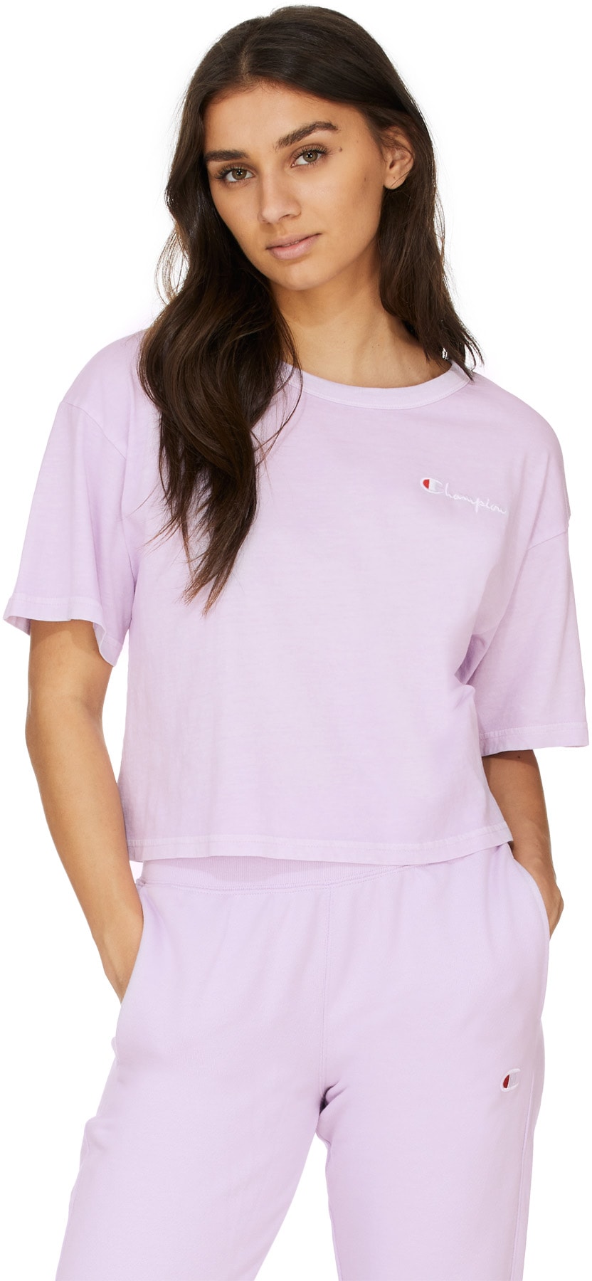 Champion: Mauve T-Shirt court effet vintage Heritage Mauve - 3