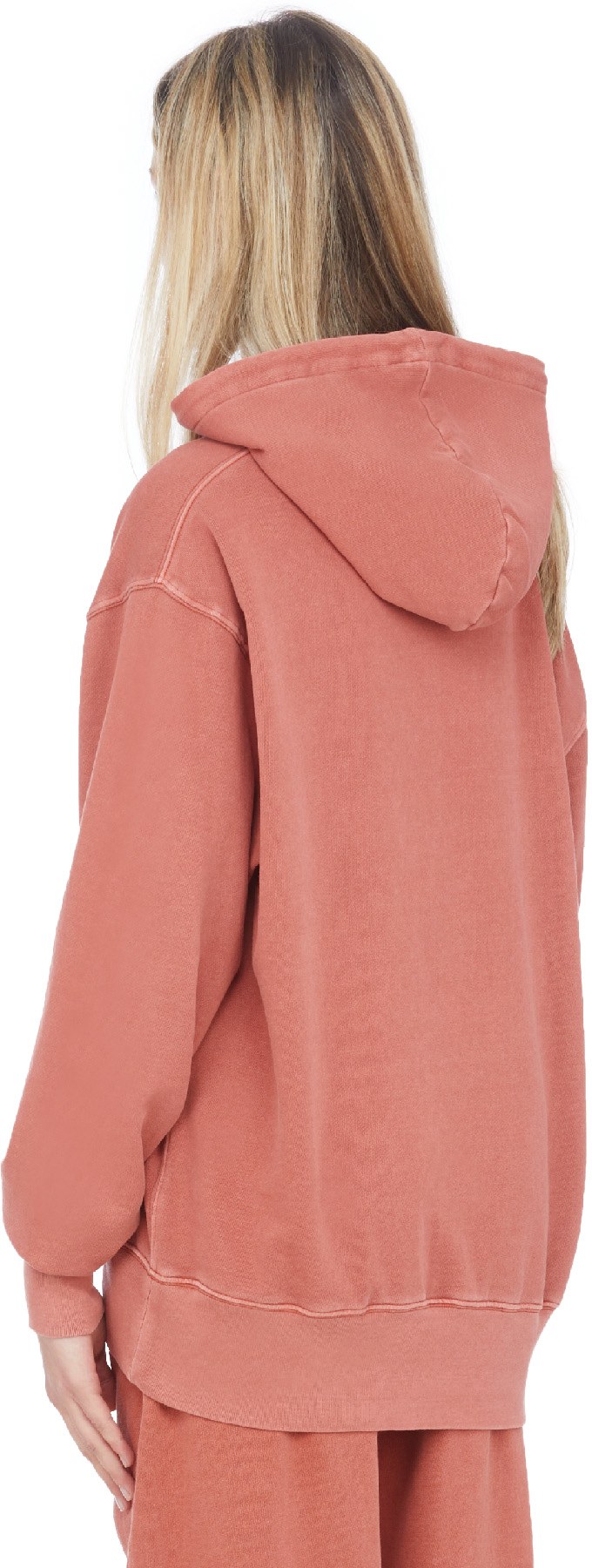 Champion: Rouge Pull à Capuche Boyfriend Vintage Dye Rouge - 3