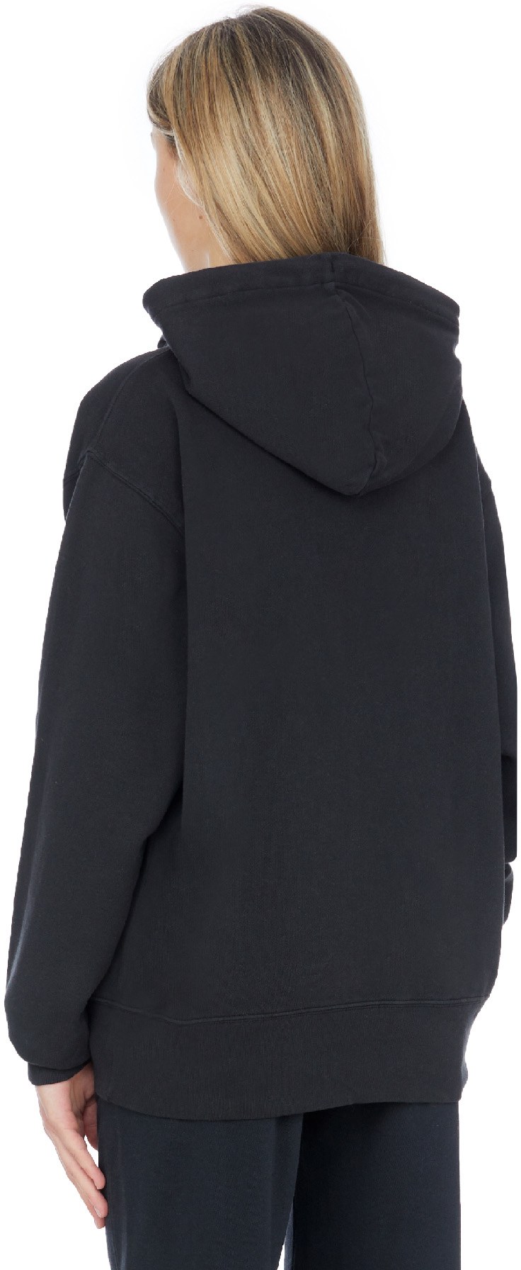 Champion: Noir Pull à Capuche Boyfriend Vintage Dye Noir - 3