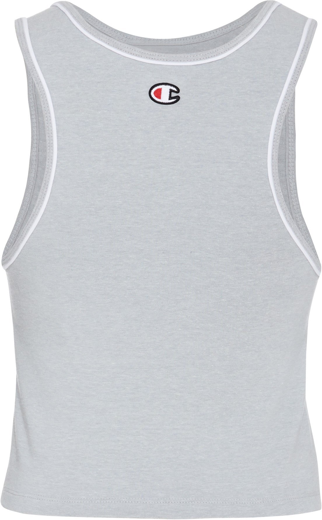 Champion: Grey Everyday Script Crop Top - 2