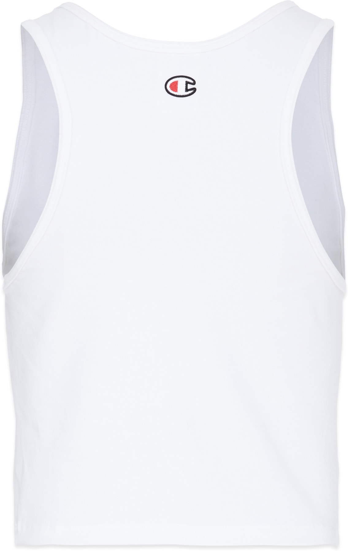 Champion: White Everyday Script Crop Top - 2