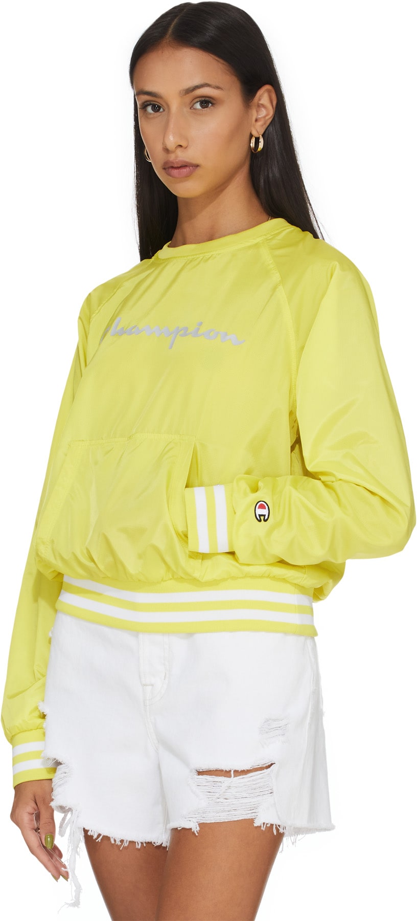 Champion: Jaune Pull à Script Ripstop Jaune - 3
