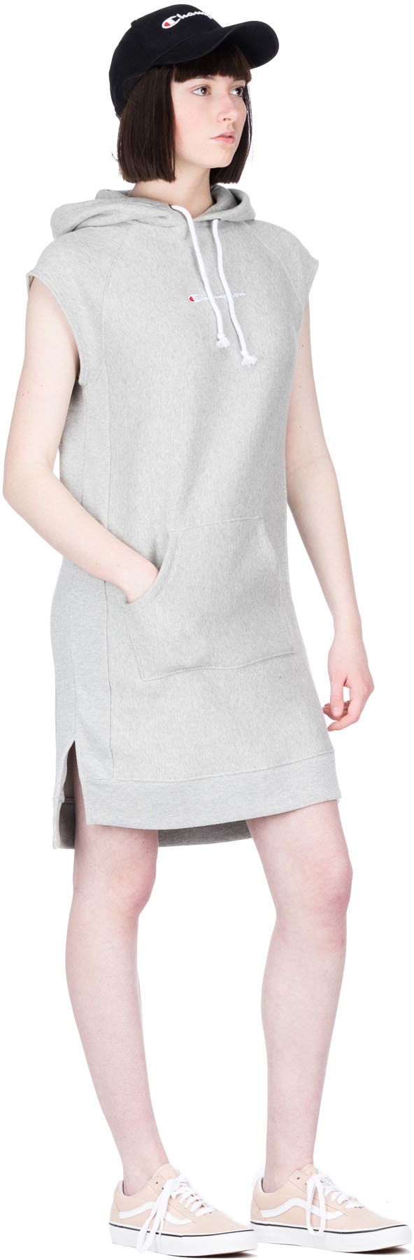 Champion: Gris Robe Hoodie Gris - 4