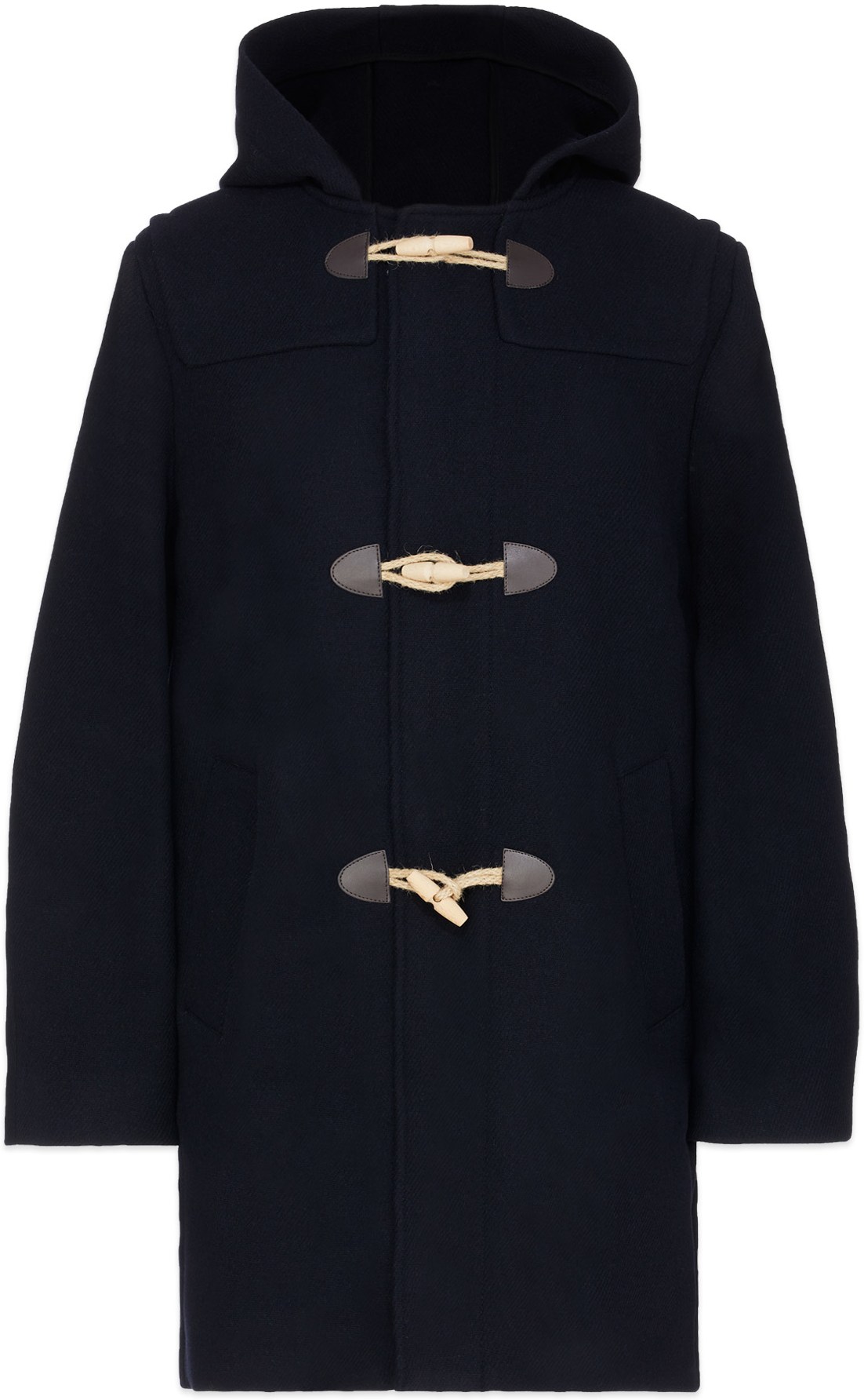 A.P.C.: Blue Edouard Duffle Coat - 1