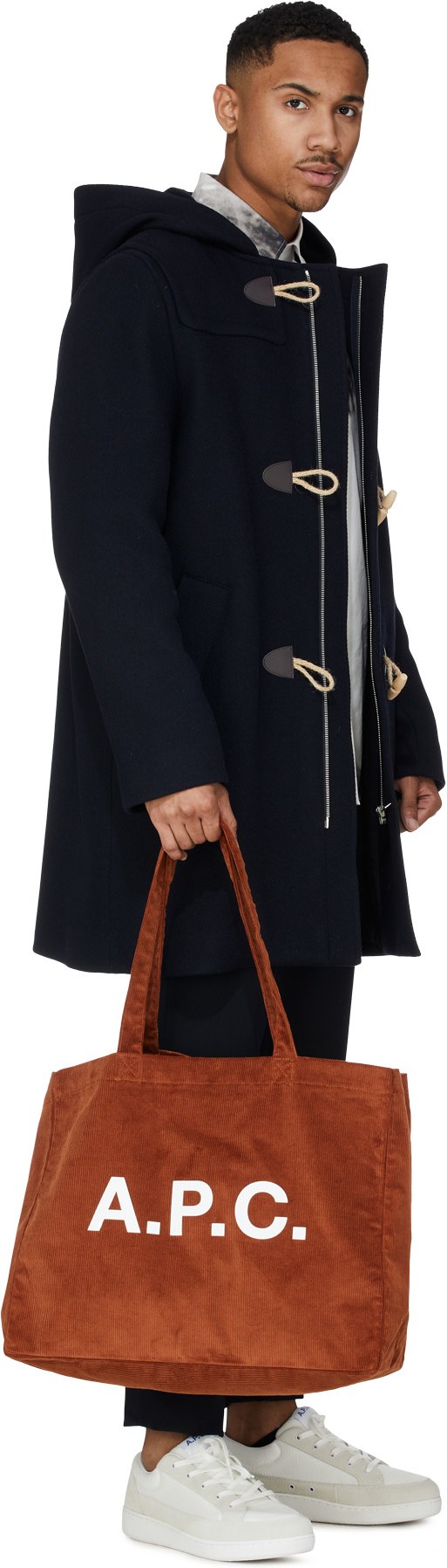 A.P.C.: Bleu Manteau en laine à doublure Edouard Bleu - 5