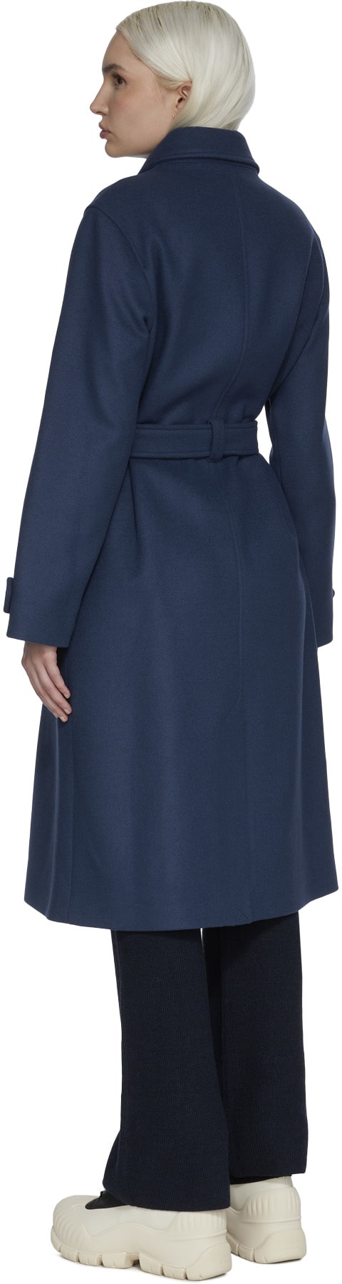 A.P.C.: Bleu Manteau Angelita Bleu - 3