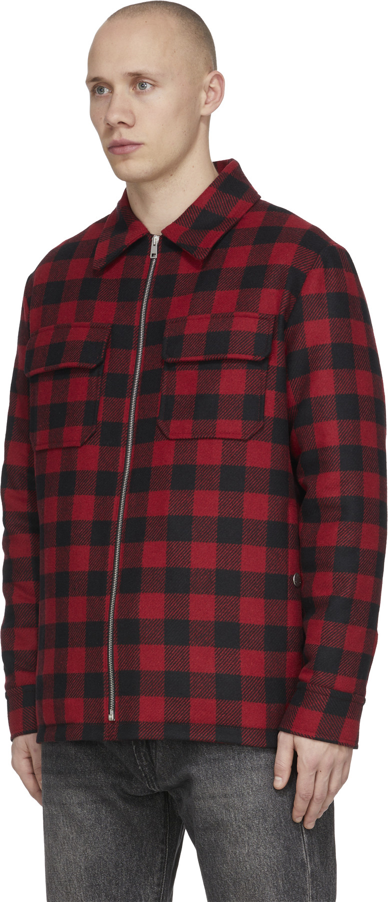 A.P.C.: Red New Ian Jacket - 2