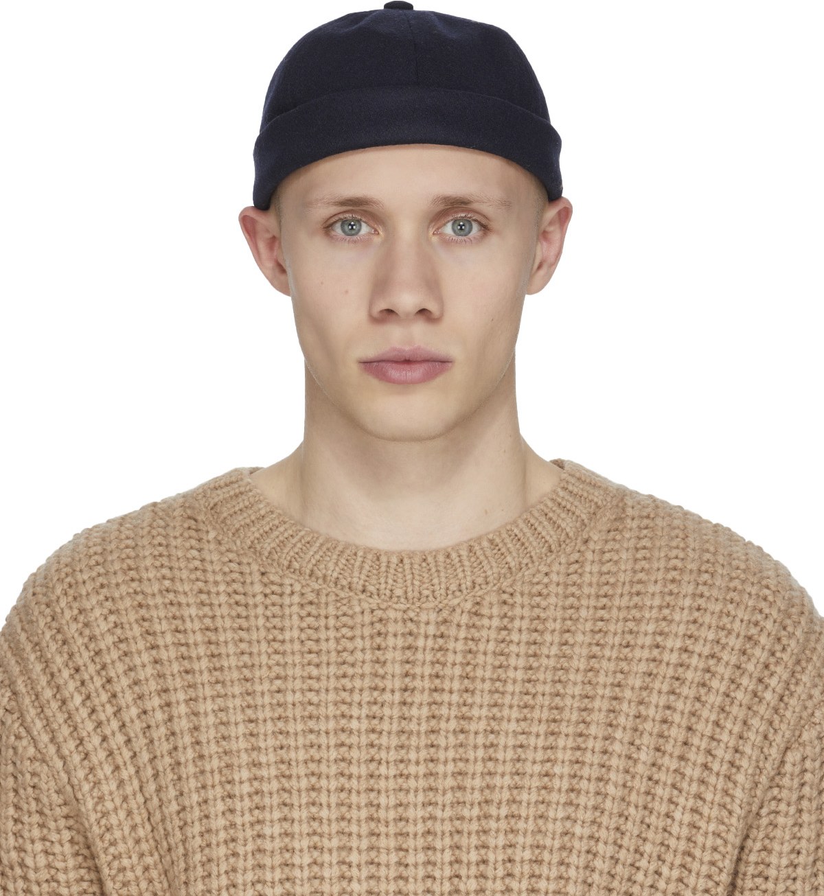 A.P.C.: Blue Docker Raph Knit Cap - 1