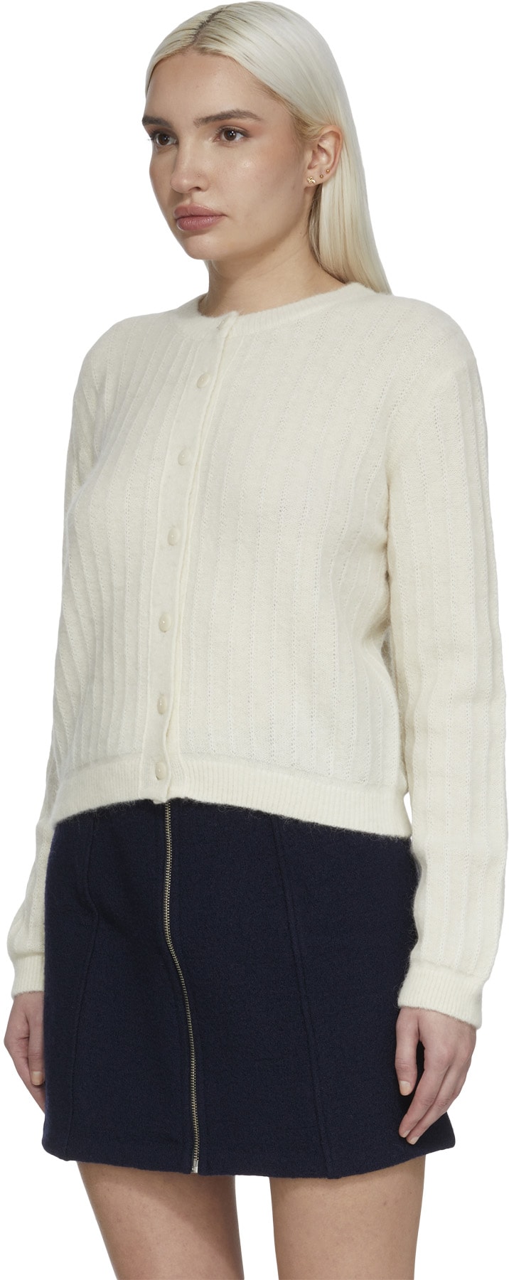 A.P.C.: Blanc Cardigan Milena Blanc - 2