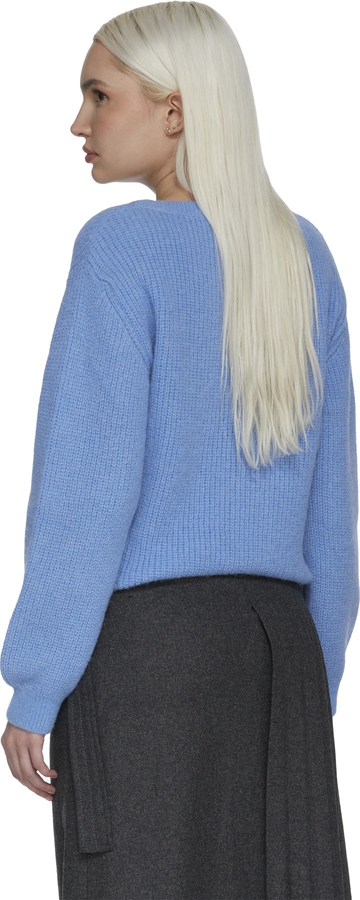 A.P.C.: Blue Christy Knit Bateau Sweater - 3