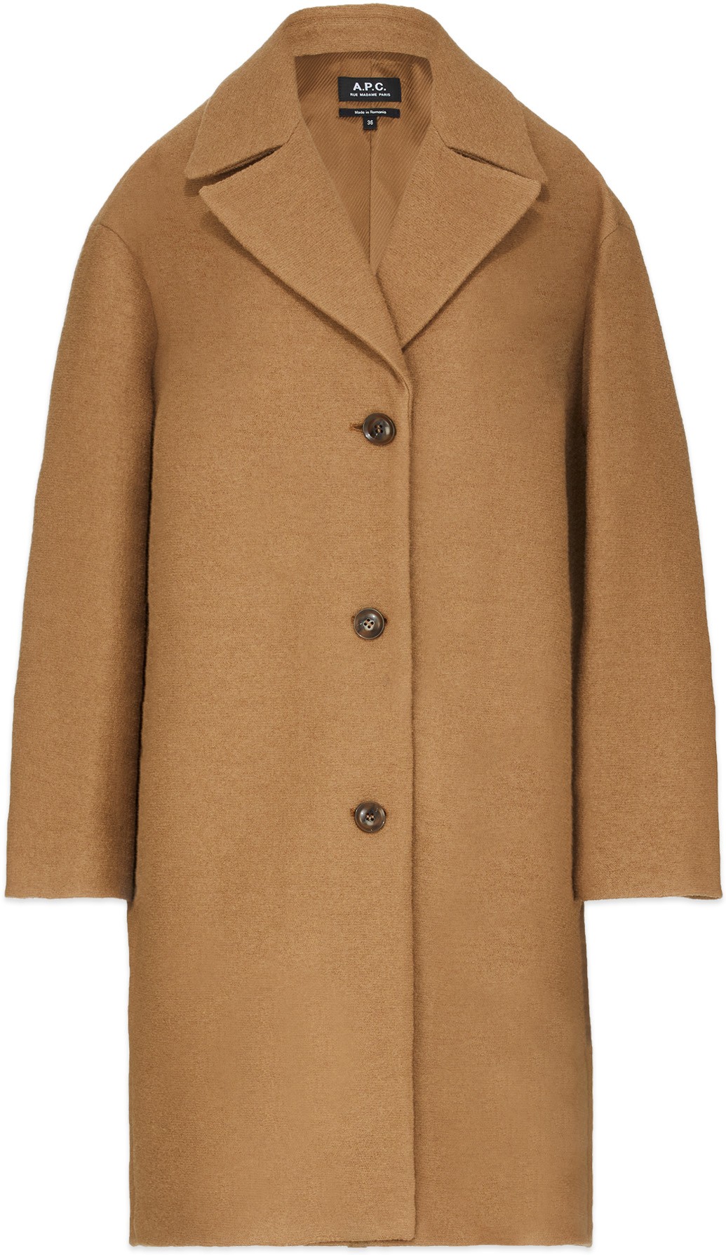 A.P.C.: Brown Ninh Coat - 1