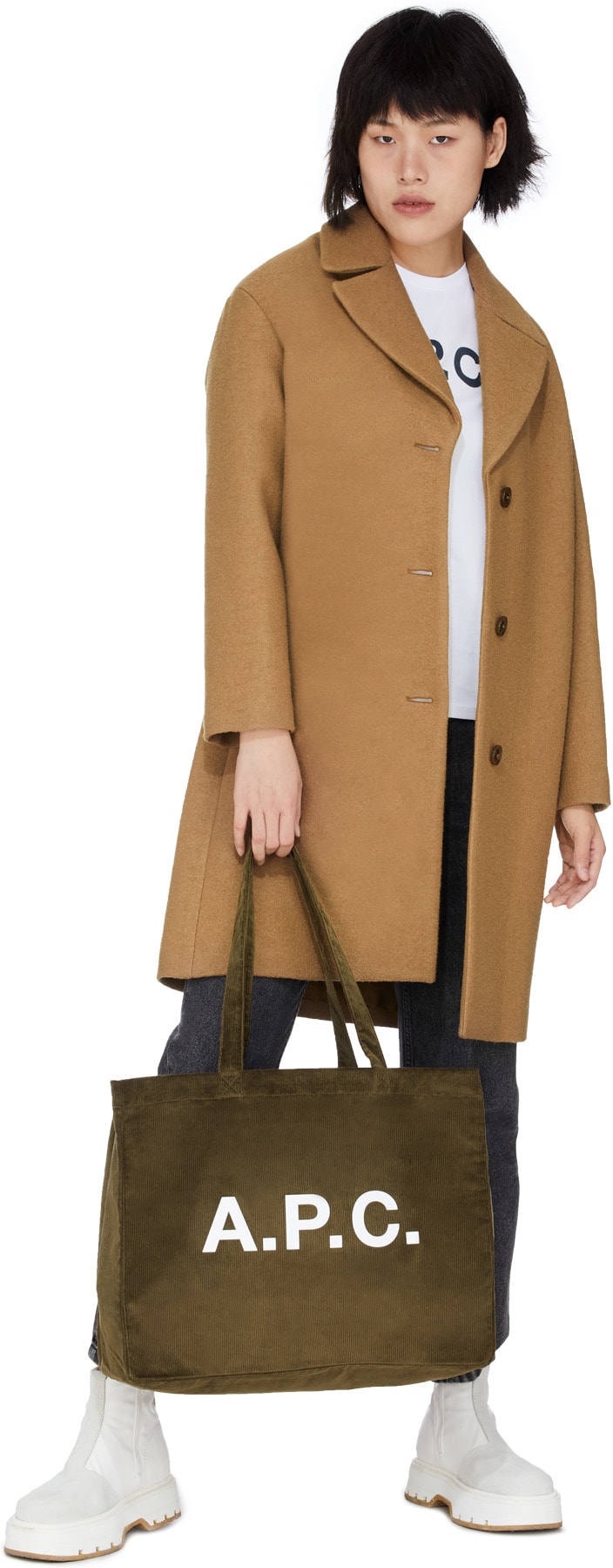 A.P.C.: Brown Ninh Coat - 5