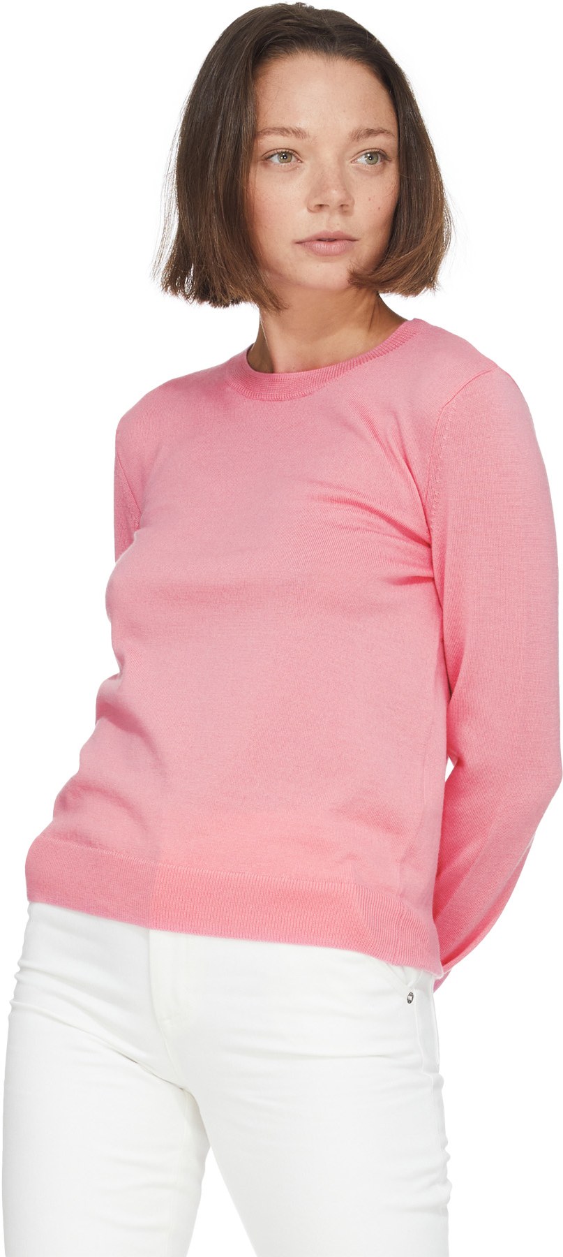 A.P.C.: Pink Savannah Knit Crew Sweater - 3