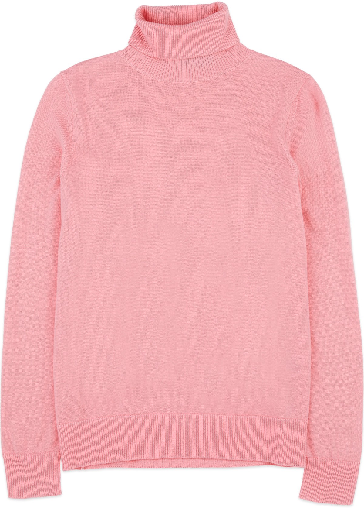 A.P.C.: Pink Sandra Knit Turtleneck Sweater - 1