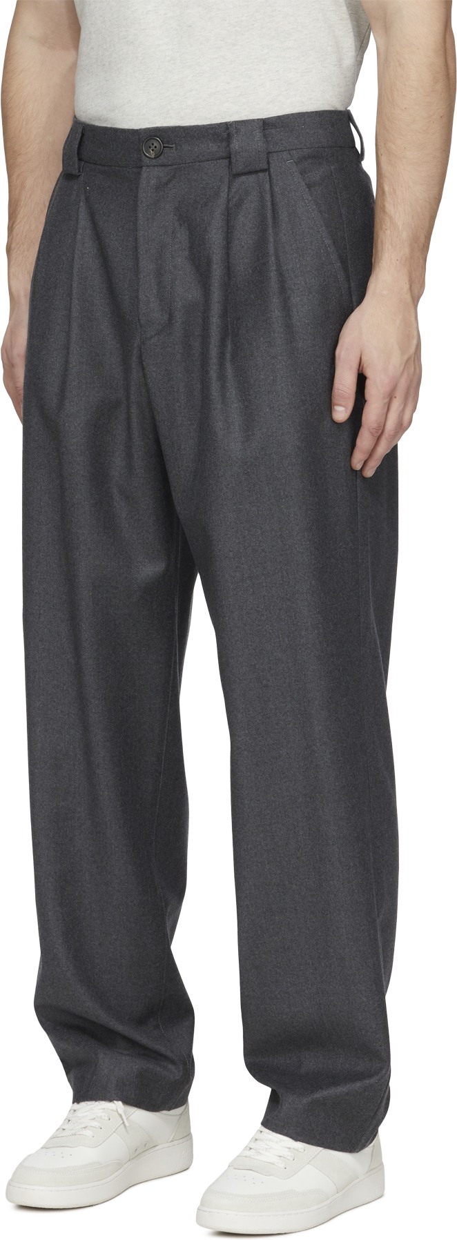 A.P.C.: Grey Eddy Carrot Pant - 2