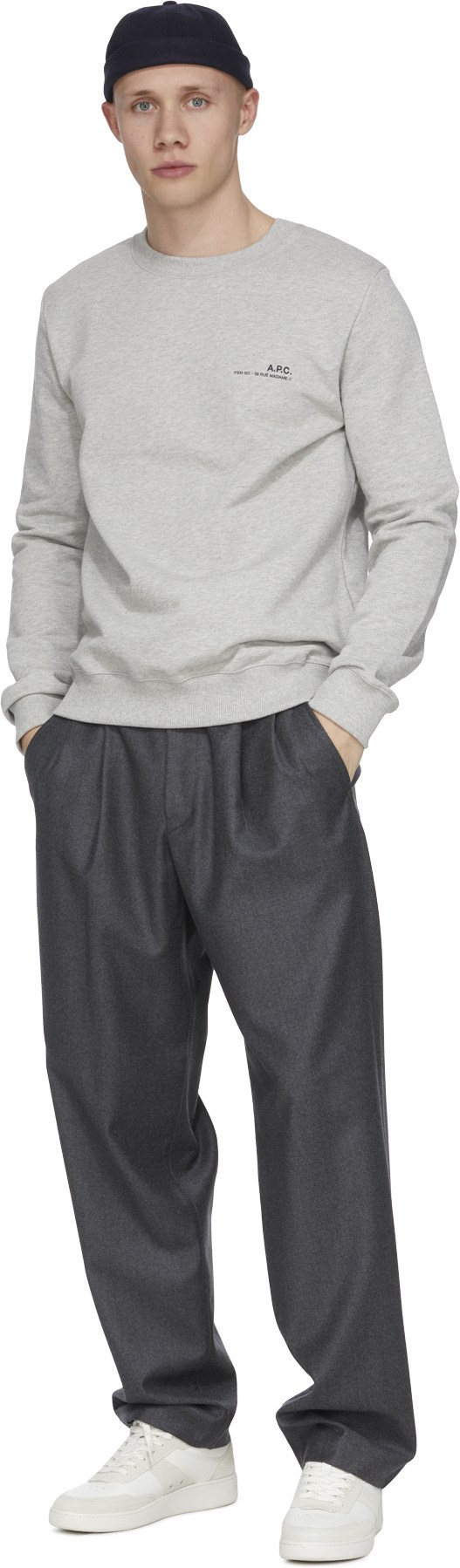 A.P.C.: Gris Pantalon Eddy Gris - 4