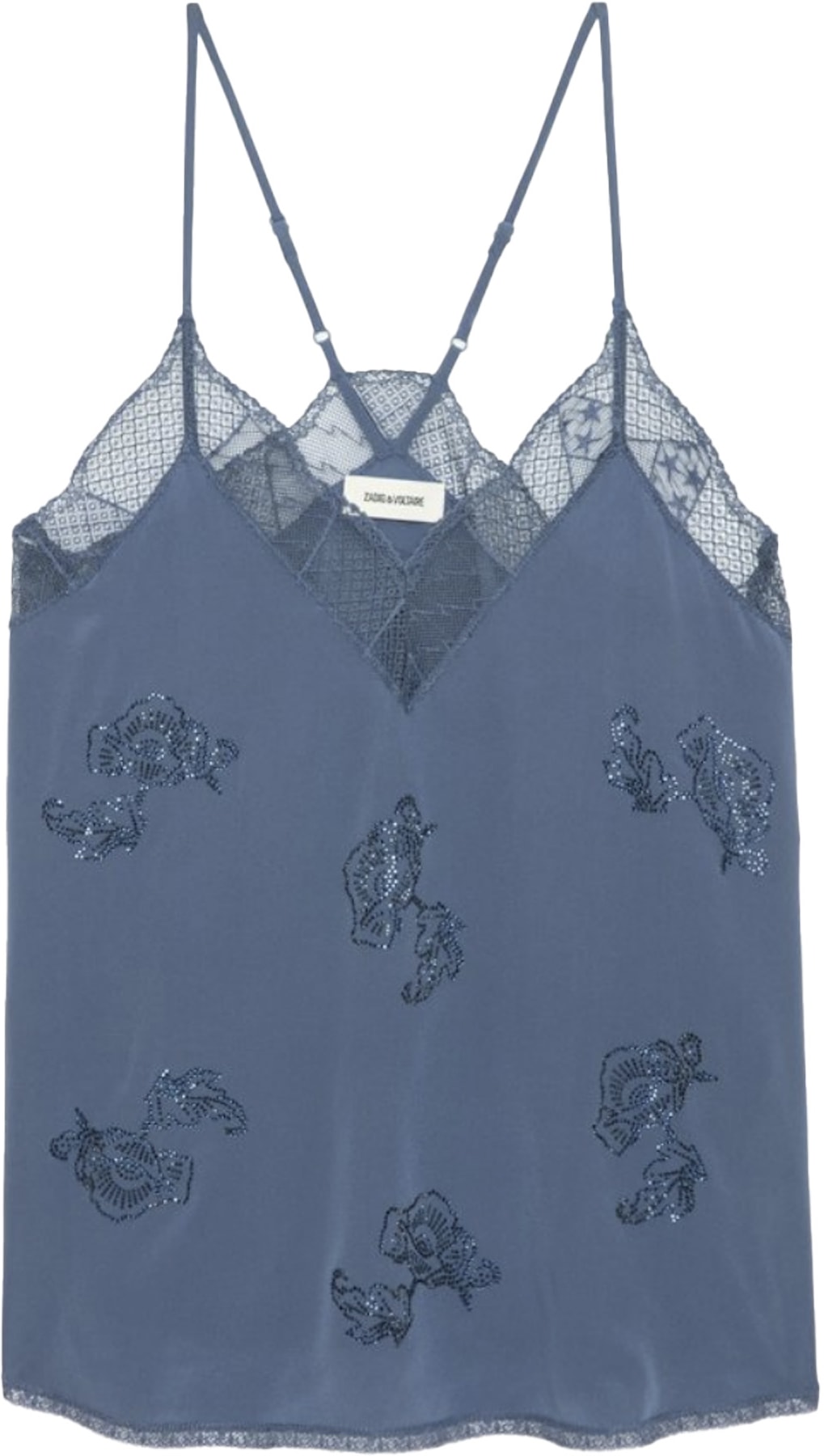 Zadig & Voltaire: Bleu Camisole Christy Bleu - 1
