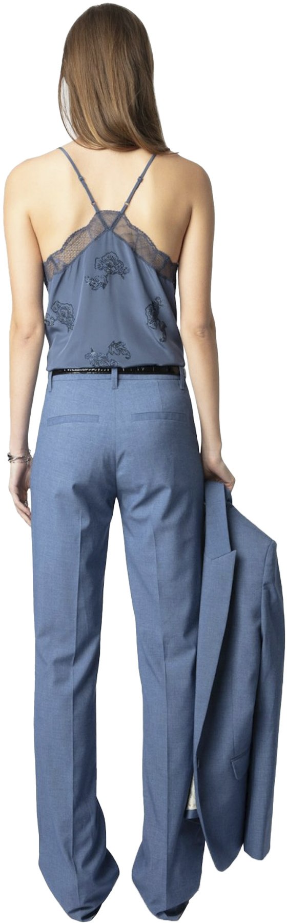 Zadig & Voltaire: Bleu Camisole Christy Bleu - 3