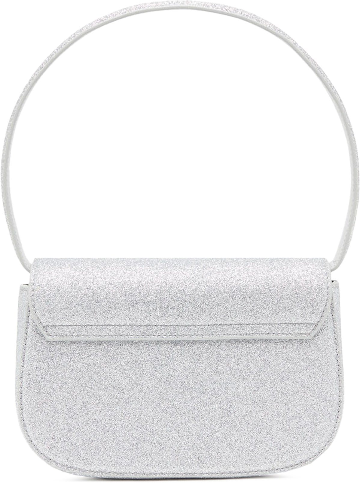 Diesel: Argent Sac à bandoulière pailleté 1DR Argent - 3