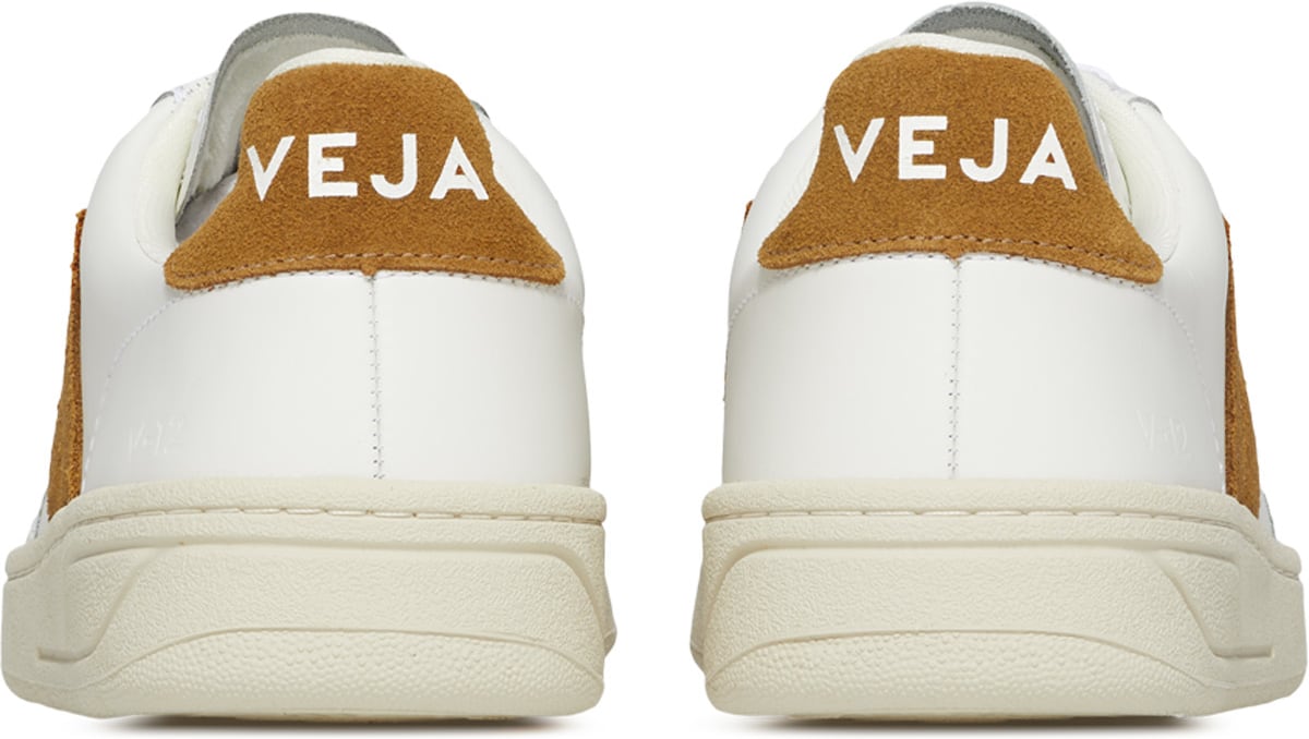 VEJA: Blanc Cuir V-12 Blanc - 4