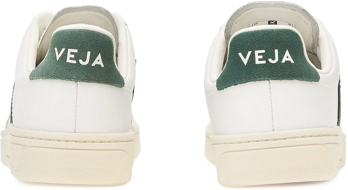 VEJA: White V-12 Leather - 4