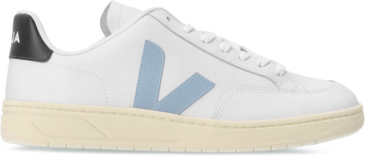 VEJA: White V-12 Leather - 1