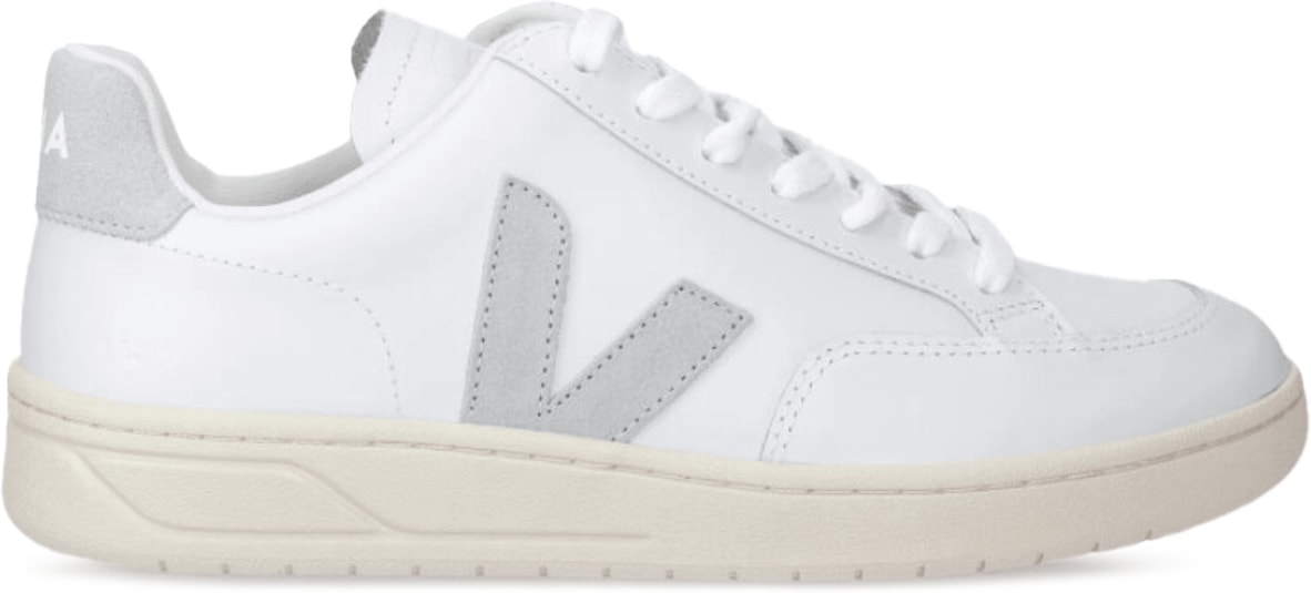 VEJA: White V-12 Leather - 1