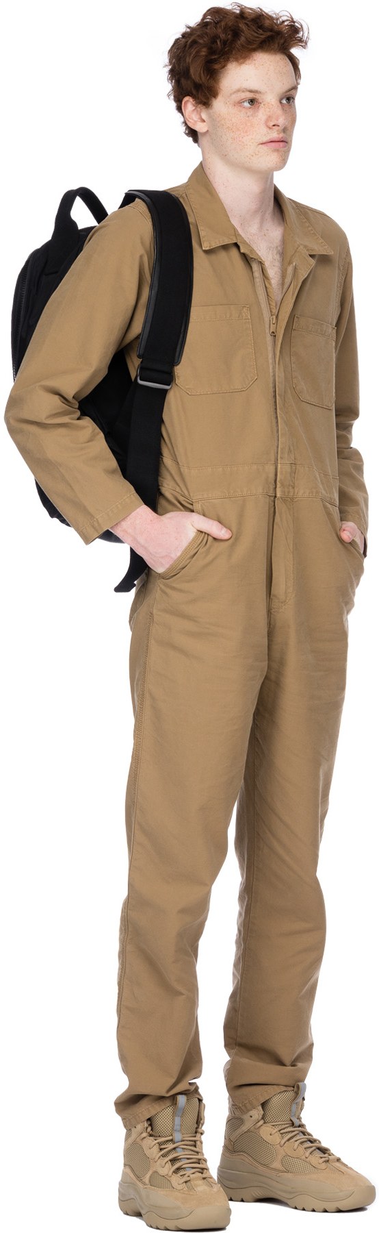 YEEZY: Neutrals Workwear Jumpsuit - 4