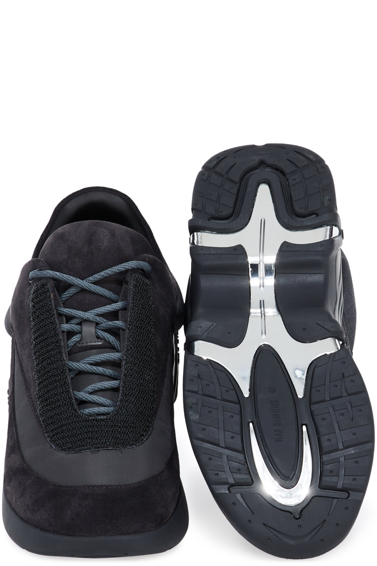 Raf Simons: Grey Raf Simons Runner Antei | On Sale | influenceu